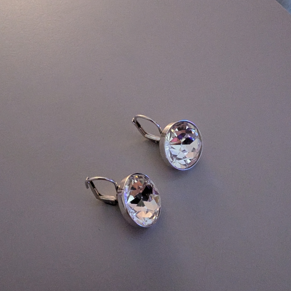 Pandora Silver Sparkling Earrings